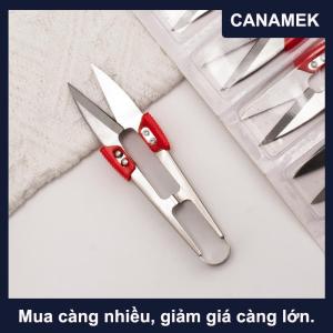 【CANAMEK】 3 6 cái kéo sợi chữ U kéo cắt sợi thép không gỉ Kéo cắt may kéo thêu chữ thập kéo cắt