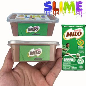 Slime Susu Cokelat Wangi Milo Ovaltine Tofu Slime Jiggly by GHEduPlay