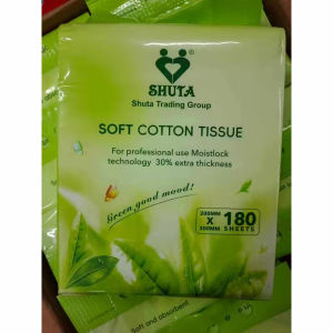 Cindychen888 Soft Cotton Tissue Large Serve Pull-Down Paper 180s 200mmx200mm Facial cleansing towel