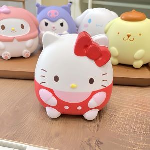 Squishy Labubu LED Suqishy Slow Kuromi Boneka Sanrio My Melody Squisy Pencet Hello kitty Mainan Anti Stress Soft Toys