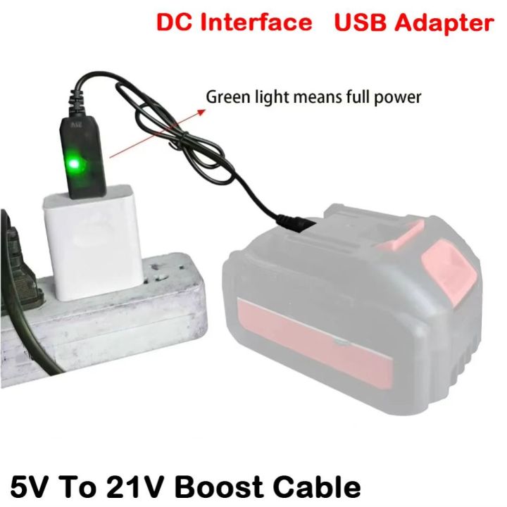 X SHOW Giao diện DC Cáp tăng áp 5V lên 21V Tăng cường chuyển đổi Dành ...