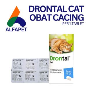 Drontal cat tablet obat cacing kucing