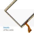 New for 10.1" Dragon Touch K10 Tablet Screen Replacement Camera Hole 12CM Touchscreen Panel Digitizer Parts Kits with Adhedive Tape + Repair Tools (Not LCD Display) (Black). 