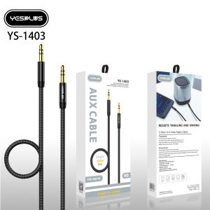 【YESPLUS】KABEL AUDIO AUX 3.5mm 100cm AUX to TYPE C / AUX to LIGHTING GARANSI RESMI 12 BULAN
