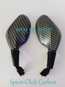 Spion Click Karbon Glosy Vario 150 Beat PCX Universal Motor Spion Model Carbon
