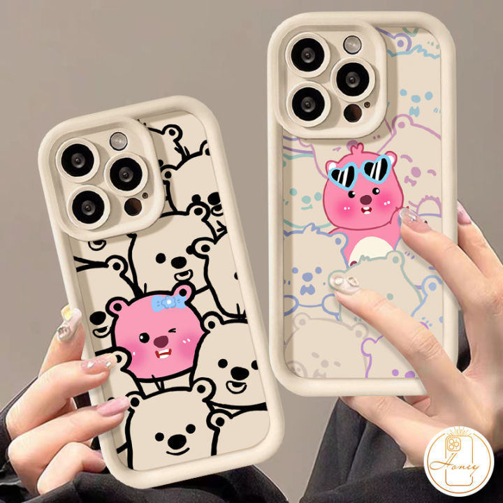 INS Korean Cute Loopy Phone Case Compatible For IPhone 15 11 13 14