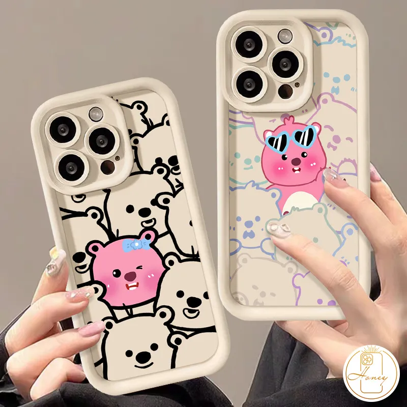 INS Korean Cute Loopy Phone Case Compatible For IPhone 15 11 13 14
