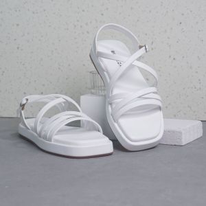 BELLEZA Thalia Sepatu Sandal Wedges Tali Wanita Sol Tinggi 25 cm Model Tali Terbaru Kekinian