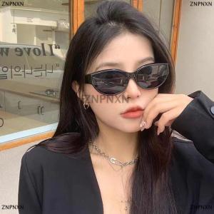 [COD] ZNPNXN Personality Female Fashion Cat Eye Sunglasses Woman Vintage Black Gradient Sun Glasses