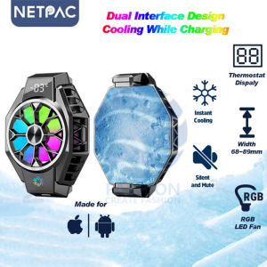 【COD】NETPAC FunCooler X9 Fan cooler LED Digital Display Radiator Pendingin HP Cooling Fan