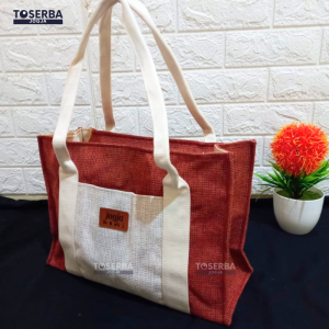 Slingbag bahan goni premium / Tas selempang / Slingbag bahan goni / Totebag Goni Sintetis Premium