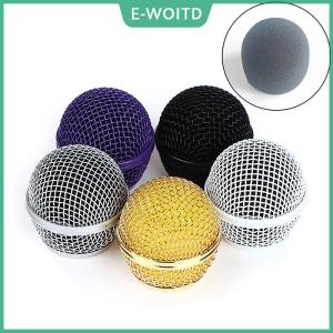 【E-WOITD】 1pc For Shure SM58 Wireless Microphone Replacement Metal Microphone Grille Replacing Professional Party Mic Head Part