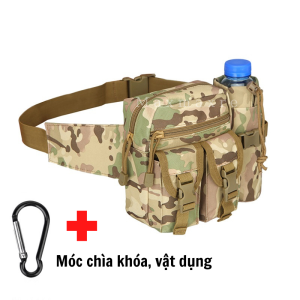 Túi đeo hông túi đeo bụng chiến thuật du lịch dã ngoại phượt phong cách quân đội