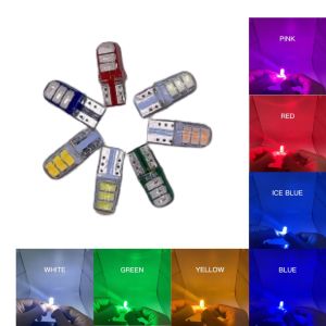 5 PCS MOTORCYCLE 6 LED T10 PEANUT PARK LIGHT FOR SIGNAL LIGHT LICENSE LIGHT SPEEDOMETER LIGHT 2406
