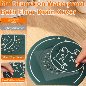 Cartoon Floor Drain Cover Multifunction Waterproof And Moisture-proof Two-in-one Floor Drain Cover 二合一卡通地漏盖