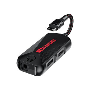 Jack chuyển đổi Plextone GS1 iP TypeC to 3.5mm hỗ trợ sạc nhanh cho điện thoại táo PD 60W có mic