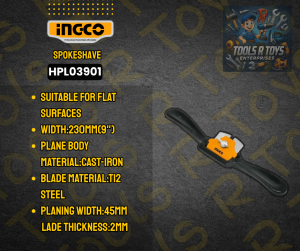INGCO SPOKESHAVE | HPL03901 | TOOLSRTOYS | ING-HANDTOOLS
