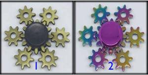 Linked Gears Fidget Hand Spinner Toys