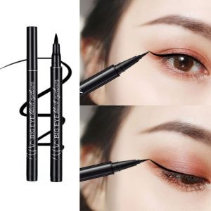 Black Liquid Eyeliner Pen Fast Drying Waterproof Sweatproof Smooth Long-lasting No Smudge Eyeliner Pencil