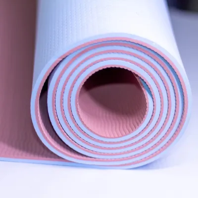 TPE Dual Color Yoga Mat Extended 182cm *80cm Anti Slip Exercise Mat