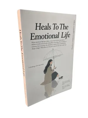 Heals To The Emotional Life English Healing Coloring with Free Watercolor Markers Psychology Focus Self English books