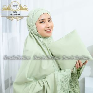 Mukena Dewasa 2 in 1 Katun Bordir Aleena