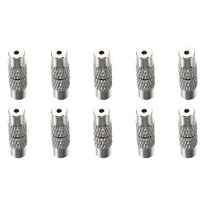 10pcs Multifunctional Tube Clasp Ends For Screw Connectors for DIY Projects Necklace Bracelet Fastening