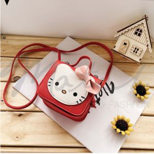 Baby & Kids Hello Kitty Bag Crossbody & Shoulder Bags PU Leather Cute Sweet Princess Girls Fashion Sling Bags Beg Budak Comel
