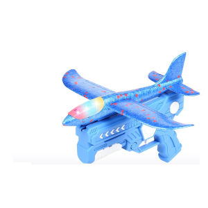 Foam airplane launcher glider toy EPP LED matibay sulit outdoor kids gift