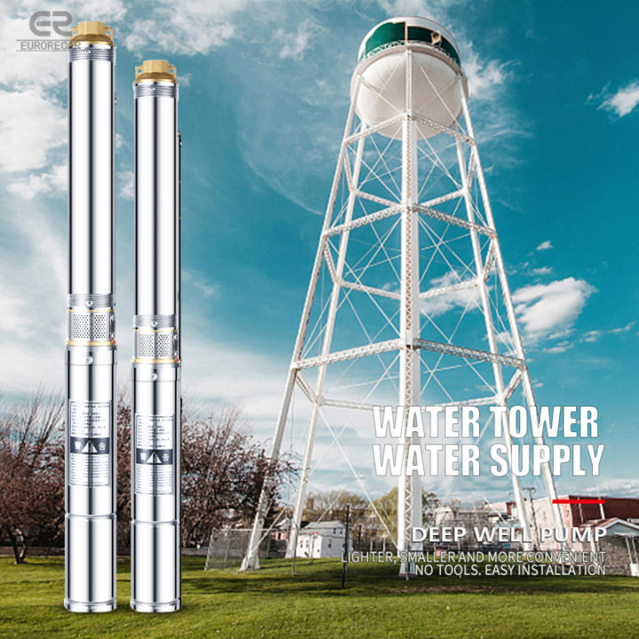 220V 60Hz Stainless Steel Electric Impeller Pump Submersible Pump 4 ...