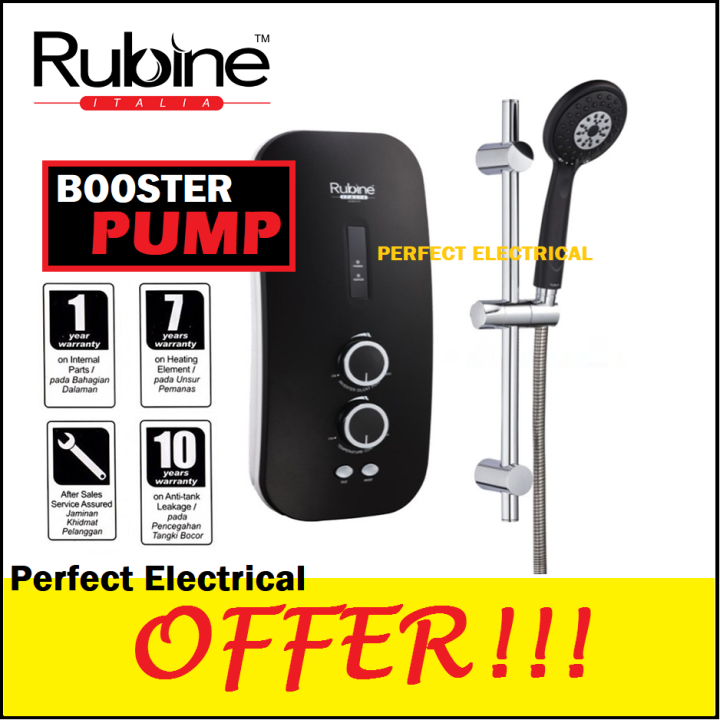Rubine Inverter Turbo Booster pump RWHSSE892A instant shower water