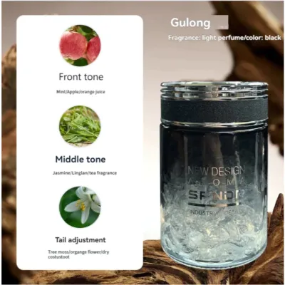 Car perfume Car Ornament Long Lasting Fragrance Gel Car Air Freshener Car Home Balm Perfume Deodorizing Car Fragrance Perfume 360° Full-effect Rapid Purification Eliminating Odor for Automobiles Home Car Ornament Perfect Car Accessories