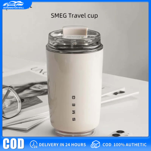 【COD/Original】Stainless Steel Coffee Cup Tumbler Insulated Cup 320ML Portable Cup Cold And Hot Dual Purpose Vacuum Thermos Cup SMEG