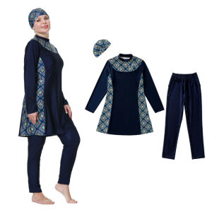 🇲🇾Plus Size UV Protect Wanita Swimsuit Swimming Suit Beach Surf Snorkeling Baju Berenang Muslimah