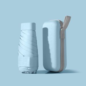 Payung Lipat Mini Anti UV Hujan dan Sinar Matahari + Sarung Portabel