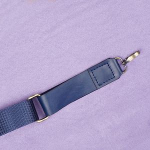 Strap Tali Tas Webbing Kombinasi Kulit Lecari