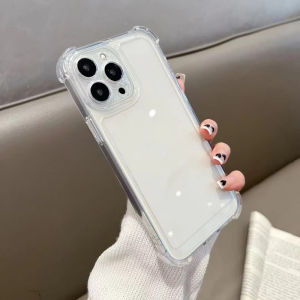 Case For iPhone 16 11 14 Pro Max 15 15Pro Max 12 13 XR X XS Max 8 7 Plus 12 13 Pro Max 16 Pro Maxเคสโทรศัพท์อะคริลิกแข็งใสกันกระแทกสำ Casing สําหรับ iPhone 7 8 12 13 Pro Max 14 15 Plus 7 8 Plus SE 2022 ซิลิโคนป้องกันฝาครอบใส สำหรับไอโฟน ฮาร์ดพีซีปกหลัง