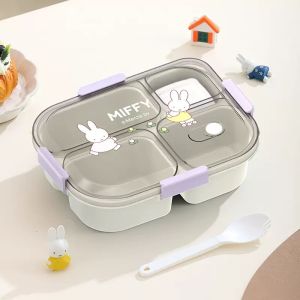 Miffy Lunch Box 1100ml Bento Box Leak-proof Microwave Safe