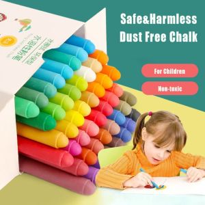 GET RID PAUSE34SE4 Colored Water-soluble Chalk Blackboard Graffiti Painting Erasable Dust Free Chalk Creative Non Dirty Hands Blackboard Writing Tool School Supplies