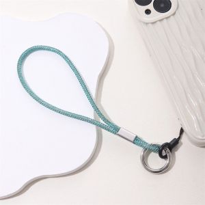 MIIQNUS Phone Decoration Fashion Anti-lost Lanyard Bling Bling Neck Hanging Strap Rhinestone Phone Wrist Straps Phone Neck Strap Phone Lanyard Cellphone Hanging Rope