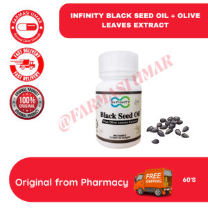 Black Seed Oil Plus Olive Leaves Extract (60s) Habbatus Sauda (antioksidan tinggi)