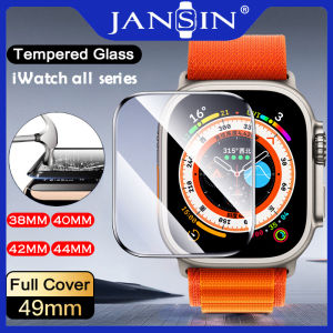 Screen Protector Compatible with apple watch Ultra 2 49mm band 45MM 41MM 44mm 40mm 38 42mm Tempered Glass iwatch Series 9 se 2 8 7 6 5 4 3 SE Full Cover Edge Protective Film