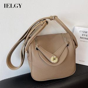 IELGY กระเป๋าสะพายไหล่ผู้หญิงผู้หญิงแบบเรียบง่ายและน้ำหนักเบามีซิปสไตล์เกาหลี