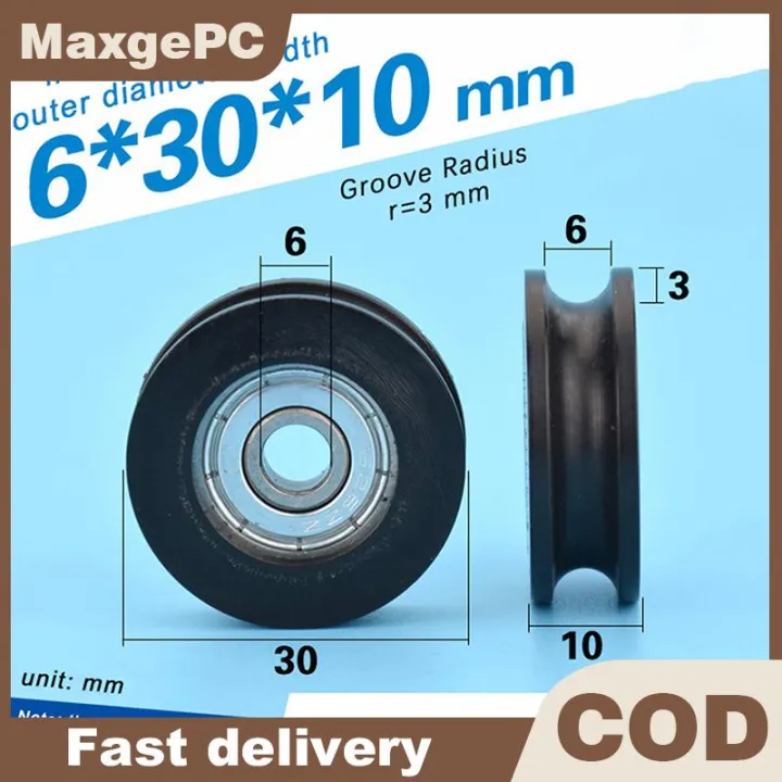 MaxgePC Chất Lượng Cao U Rãnh Con Lăn Ròng Rọc 626 Mang Thép Mang Con ...
