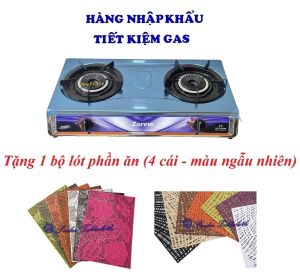 BẾP GAS ĐÔI ZENNE KGS201-C NHẬP KHẨU MALAYSIA – MẶT BẾP INOX - NGỌN LỬA MẠNH VÀ HỘI TỤ - TIẾT KIỆM GAS