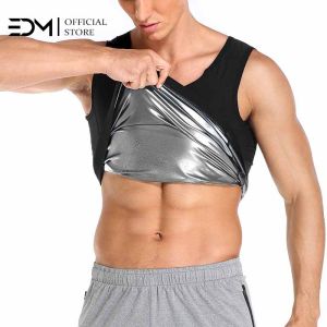EDM Men Shapewear Waist Trainer Vest Hot Sauna Suits Thermo Sweat Tank Tops Body Shaper Slimming Underwear Compression Workout Shirt