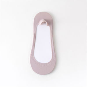 oobest 【Delivery 2-3 days】3pairs Invisible Boat Socks for Women Ice Silk Non-Slip Cotton Bottom Breathable Summer Thin No Show Socks for High Heels