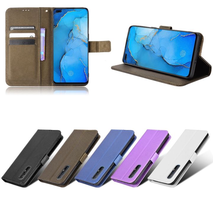 Flip Case OPPO Reno3 Pro Case Wallet PU Leather Back Cover