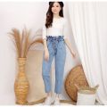 CELANA JEANS WANITA GISKA  / BOYFRIEND JEANS WANITA TERBARU. 