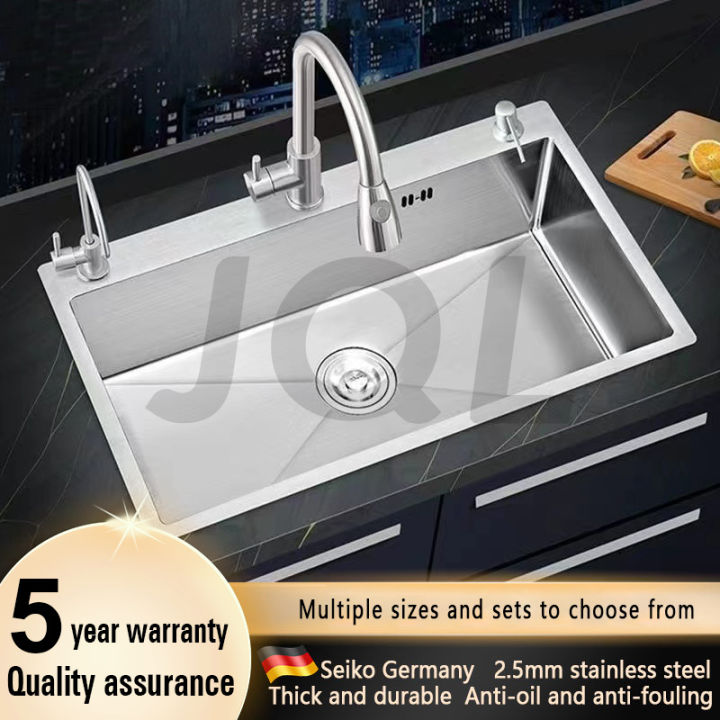 Stainless Steel Kitchen Sink 2.5mm Thick Kitchen Thickened Double